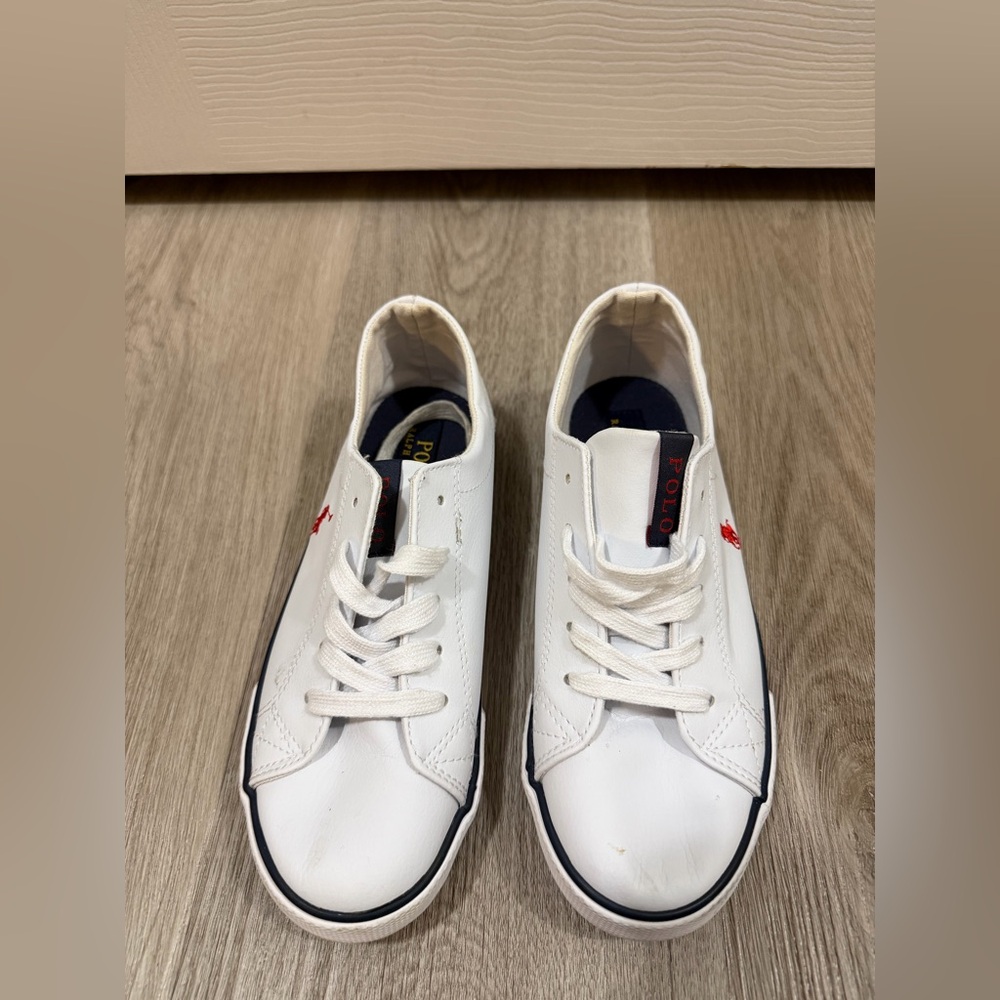 Polo by Ralph Lauren White and Red Men's Sneakers